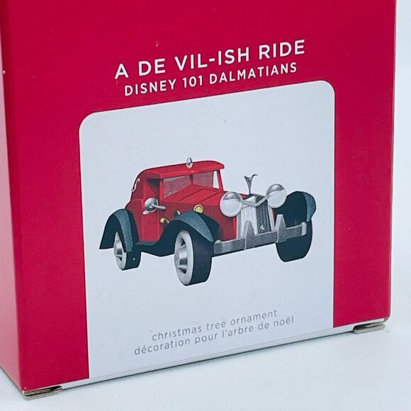 101 Dalmatians Hallmark Keepsake Ornament Christmas Cruella A De Vil-Ish Ride - Picture 2 of 8
